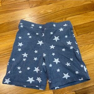 Crewcuts Blue and White Star biker shorts
